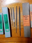 4x Nicholson WILTSHIRE Hand Files set:4" 6" 7" Flat Round Square Coarse+Triangle