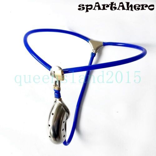 Stainless Steel Male Chastity Belt Device Invisible Pants Chastity Cage Slave - Picture 3 of 27