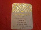Cynthia Rowley Set 4 Beaded Chargers Placemats Christmas Poinsettia Holiday 15" — photo 7