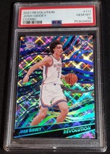 PSA 10 POP 14 RC #'d /99 JOSH GIDDEY SSP COSMIC ROOKIE 2021-22 Panini Revolution