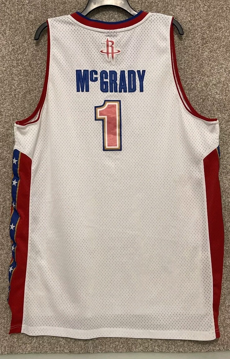 希少 Reebok ROCKETS Mc GRADY NBA #1 ユニフォーム 希少 Reebok ROCKETS Mc GRADY NBA #1 ユニフォーム