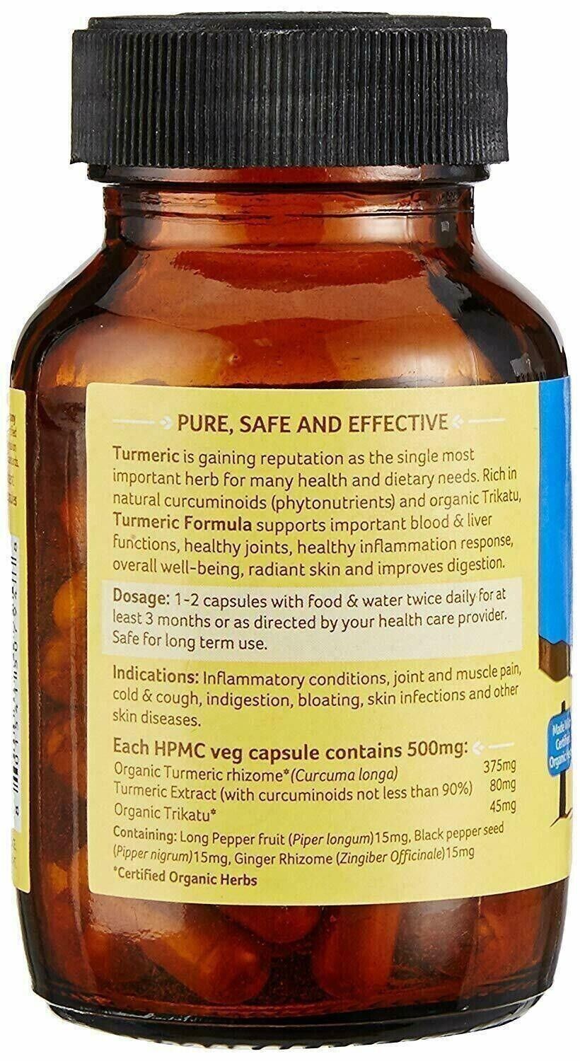 Organic India Turmeric Formula (60 Capsules)X Pack of 2 eBay