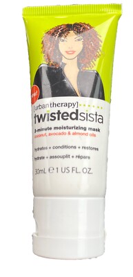 Urban Therapy Twisted Sista 3 Min Moisturizing Mask 1 Fl.oz/30ml New Sealed