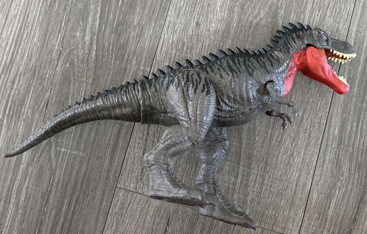 Jurassic Park T-Rex Dinosaur Action Figure color grey with
