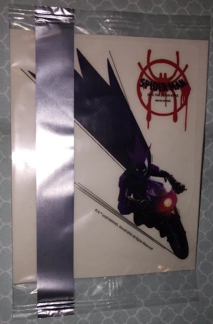 Spider-Man Into The Spider-Verse Movie Decal General Mills Cereal Prize