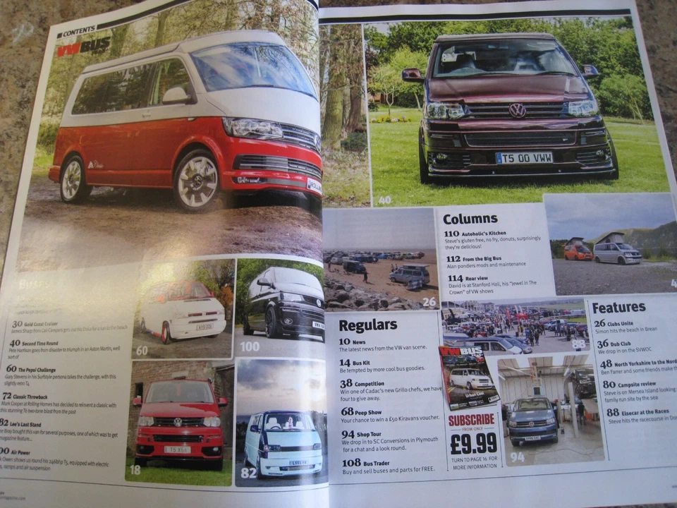VW BUS MAGAZINE ISSUE 63 ROLLING HOMES AIR POWER PEPSI CHALLENGE ASTON INSPIRED - Image 2 of 3