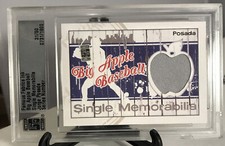 2014 Famous Fabrics Big Apple Baseball Cards 12