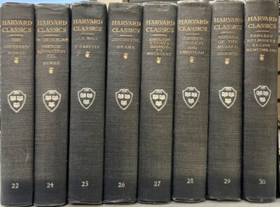 Harvard Classics Volumes 22 - 30 (Missing Volumes 21 & 23) -EIGHT