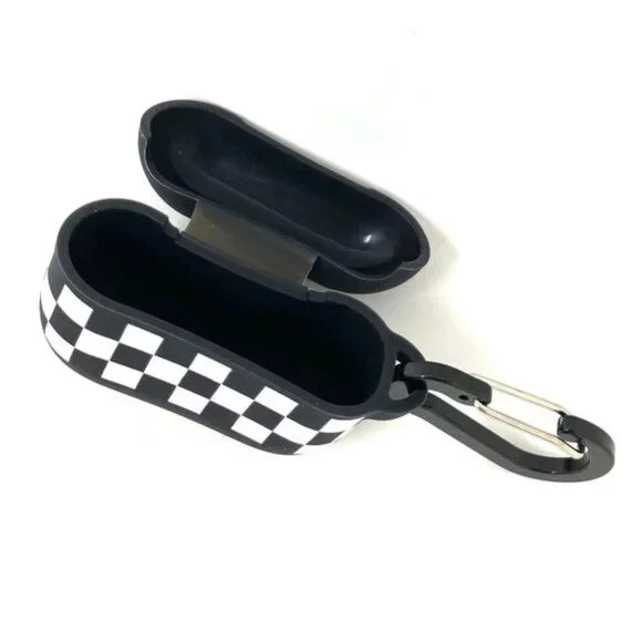 Vans AirPods Case 3rd generation Pro Skateboarding Black Checkered VN0009MBNOA - Image 3 of 4
