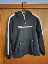 Champion Hoodie Girls/jr Size Large Pullover Black