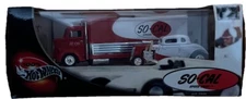 2002 100% Hot Wheels SO-CAL SPEED SHOP 2 Car Set:  '34 5-WINDOW & '38 FORD TRUCK