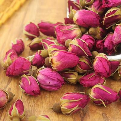 玫瑰花 / 无硫磺 / Red Rose Bud Tea/ Aroma dry flowers tea 16oz