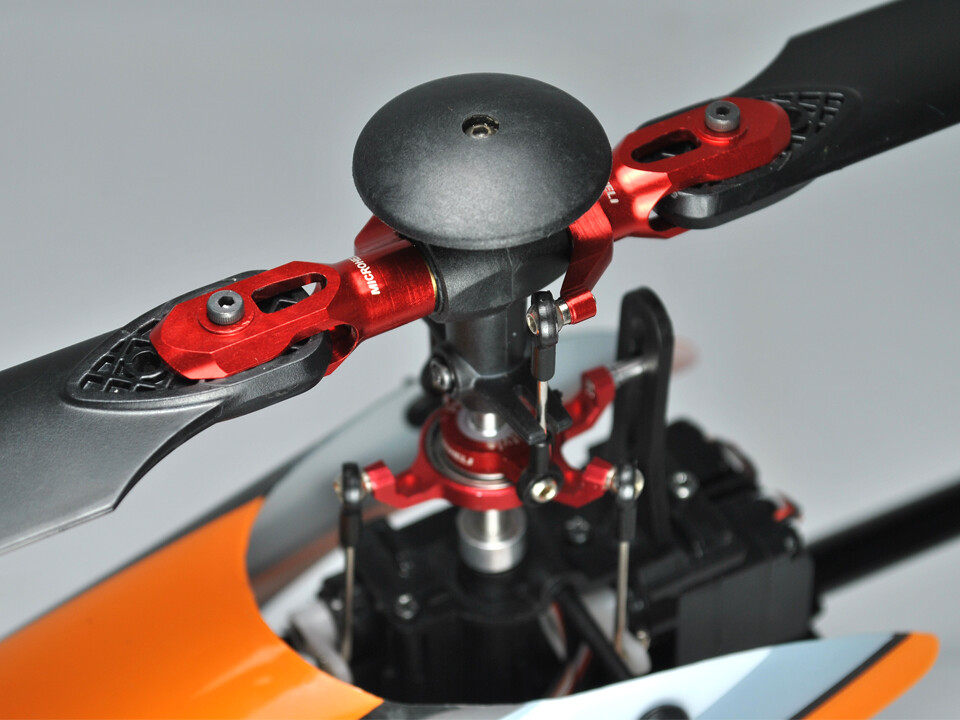 MICROHELI Precision CNC Power Package - Performance Upgrade Parts For WLTOYS V950 Helicopter (Red)