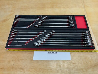 Snap-on Tools NEW 38pc SAE Metric Flank Drive Plus Master Combo