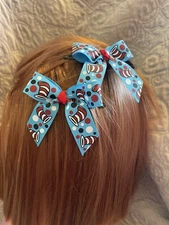Cat In The Hat Hair Bows