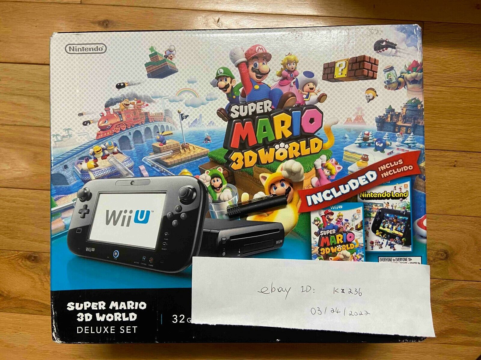  Nintendo Wii U Deluxe Set: Super Mario 3D World and