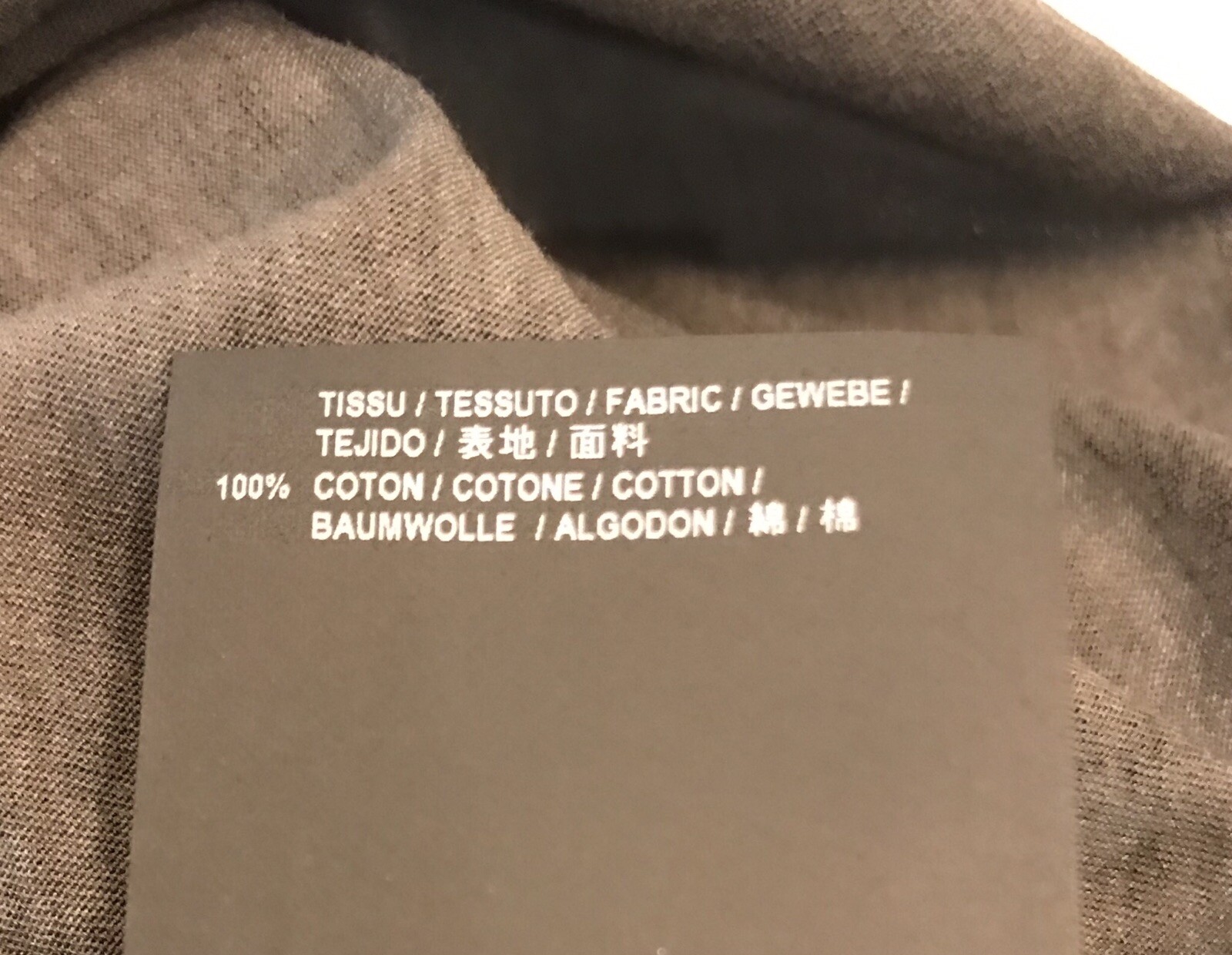 T shirt Saint Laurent in cotone grigio scuro 350$ taglia media Made in Italy