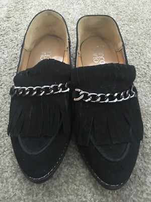 Franco Sarto Black Suede Women Loafers Size 10M Franco Sarto Ladies main image 4