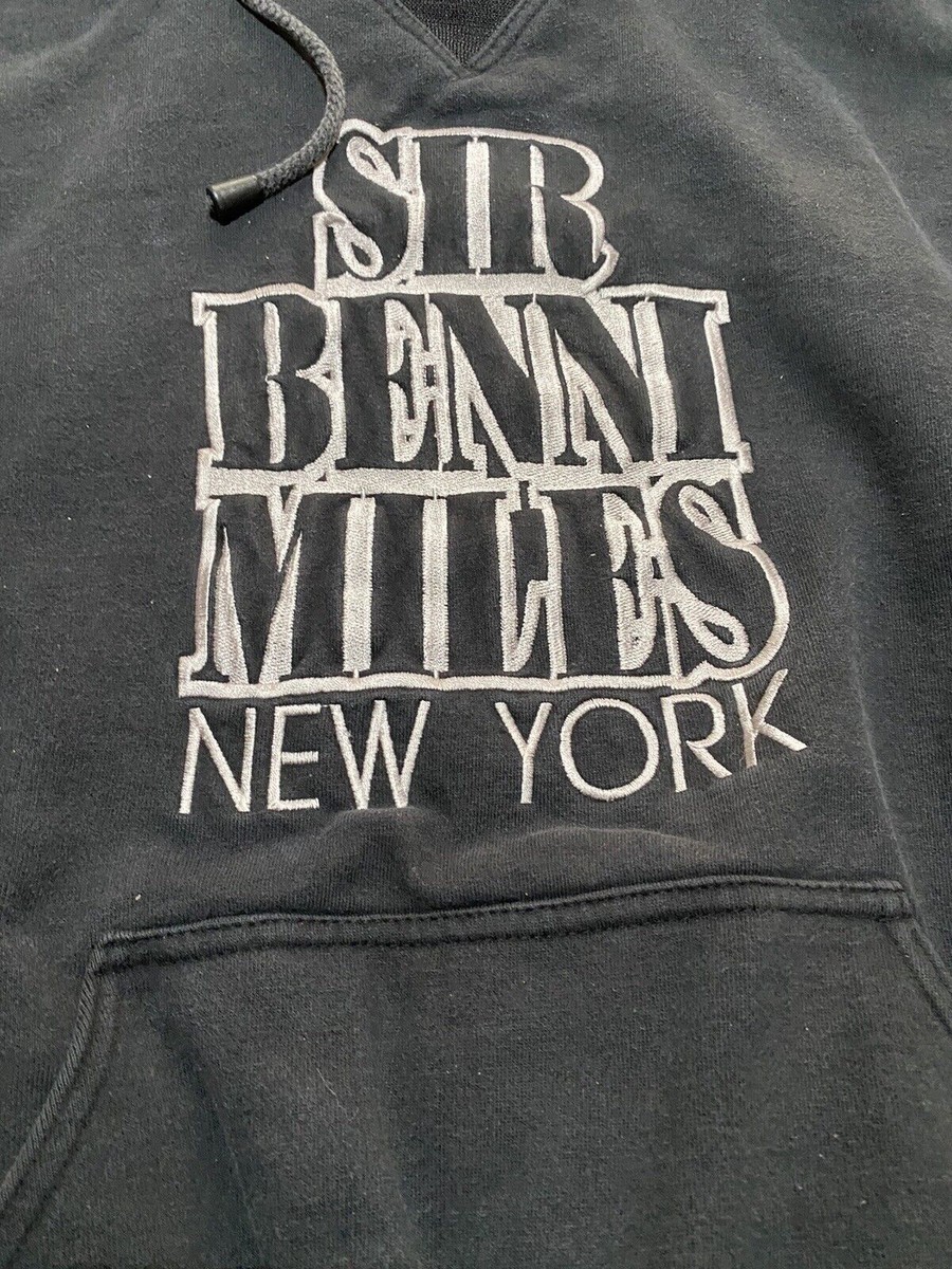 SIR BENNI MILES デザインジップパーカー S