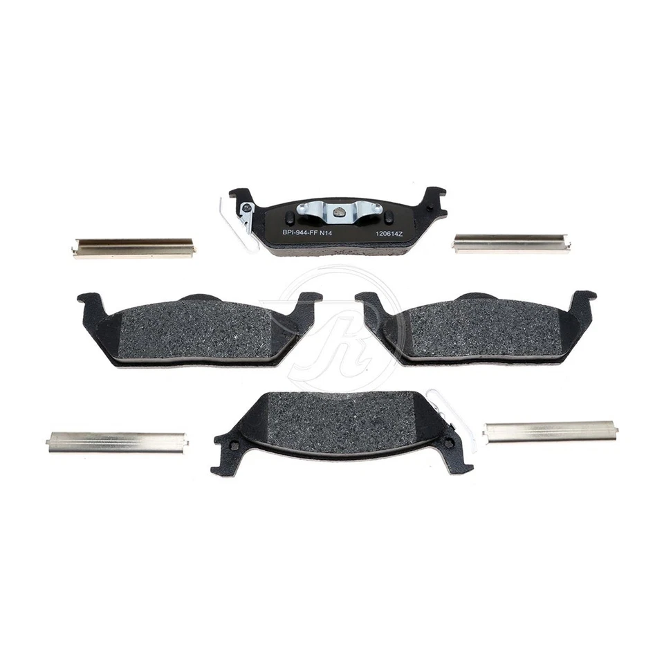 Комплект из 8 передних задних дисковых тормозных колодок Raybestos подходит для Ford F-150 2004-2009 годов выпуска - Изображение 3 из 4