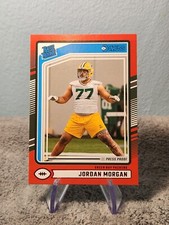 2024 Panini Donruss - Press Proof Red Rookie #370 Jordan Morgan (RC) - Packers