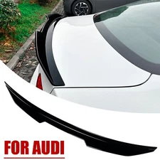 Rear Trunk Spoiler Wing Kit Black For 2007-2016 Audi A5 8T Coupe  PSM Style