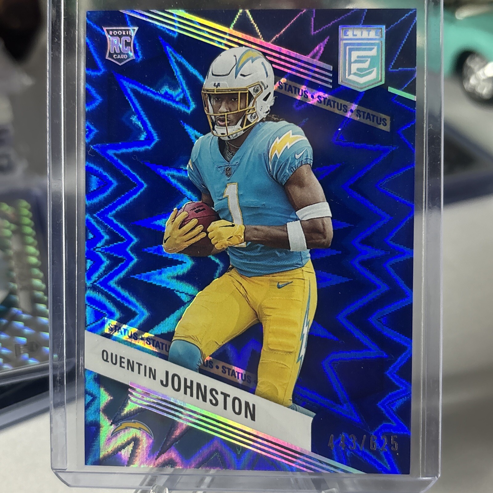 2023 Elite Status- Explosion #176 Quentin Johnston RC /625- LA Chargers