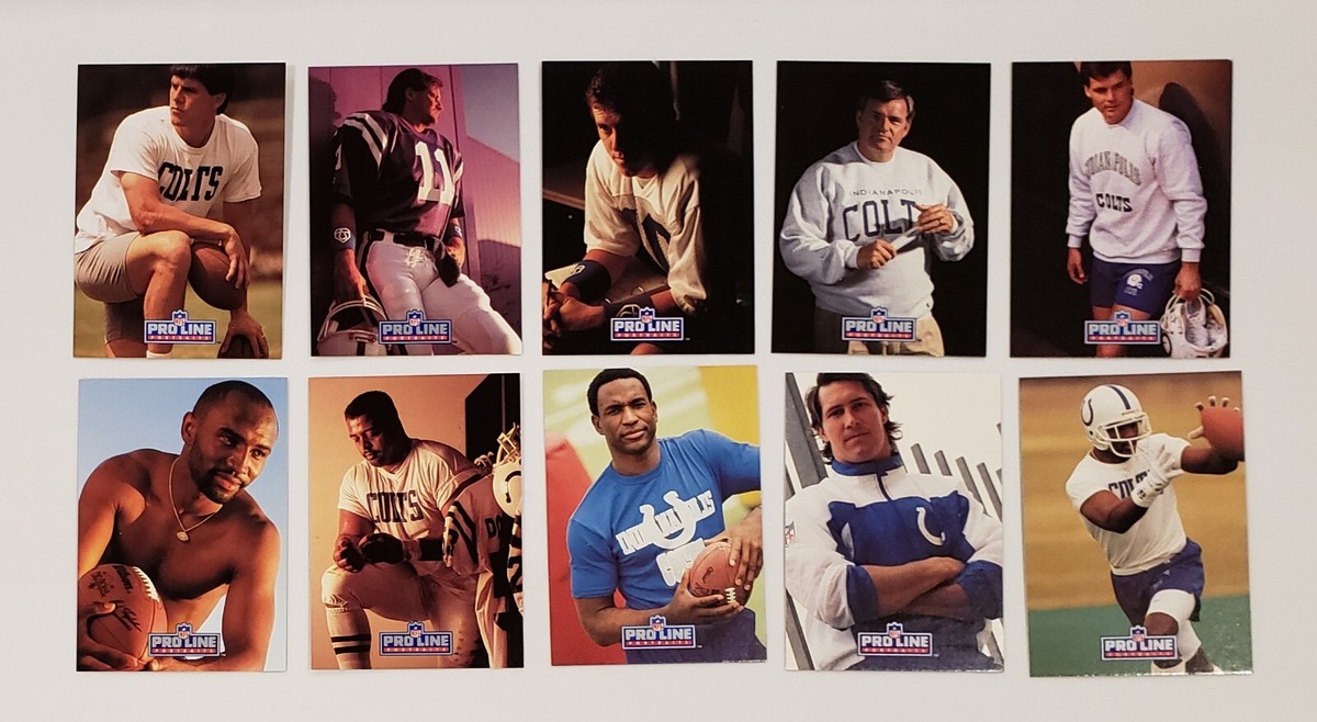 1991 Pro Line Portraits Colts COMPLETE TEAM SET George, Dickerson