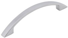 Zinc Alloy Arched Curved Contemporary Cabinet Pull Handle CC: 3-3/4 inch  122mm  