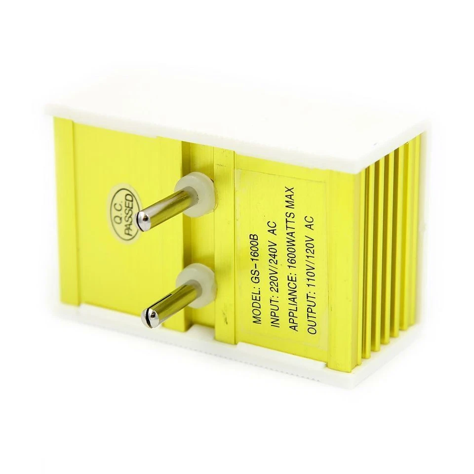 1600W 220 to 110 Travel Power Voltage Converter Transformer, Heating Appliances - Image 2 of 4
