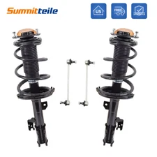Front Shocks Strut w/ Sway Bar Link For Toyota Highlander Lexus RX330 RX350
