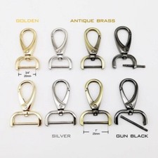 1pc Detachable Belt Clasp Bag Handbag Metal Swivel Trigger Clip Shoulder Strap