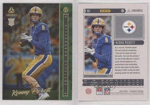 2022 Panini Luminance Rookie Green /99 Kenny Pickett #101 Rookie RC