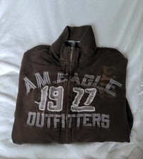 VINTAGE 1977 Distressed American Eagle Zip Up...