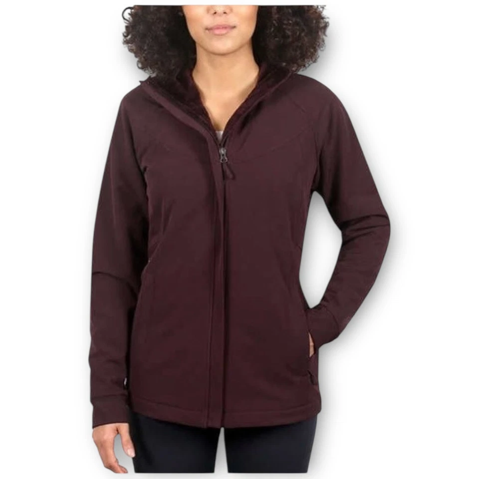 Chaqueta con Capucha Kirkland Repelente al Agua Berry Pequeña Nueva con Etiquetas Foto 2 de 4