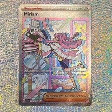 miriam pokemon card value Miriam 251/198 Scarlet Violet Trainer Secret Rare Alt Art Pokemon Centered Mint