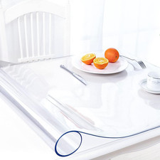14X24 Inch Clear Table Cover Protector 1.5Mm Thick PVC Clear Table Protector Cle