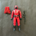 VTG 1985 HASBRO GI JOE COBRA CRIMSON GUARD v1 FIGURE 100% COMPLETE NM