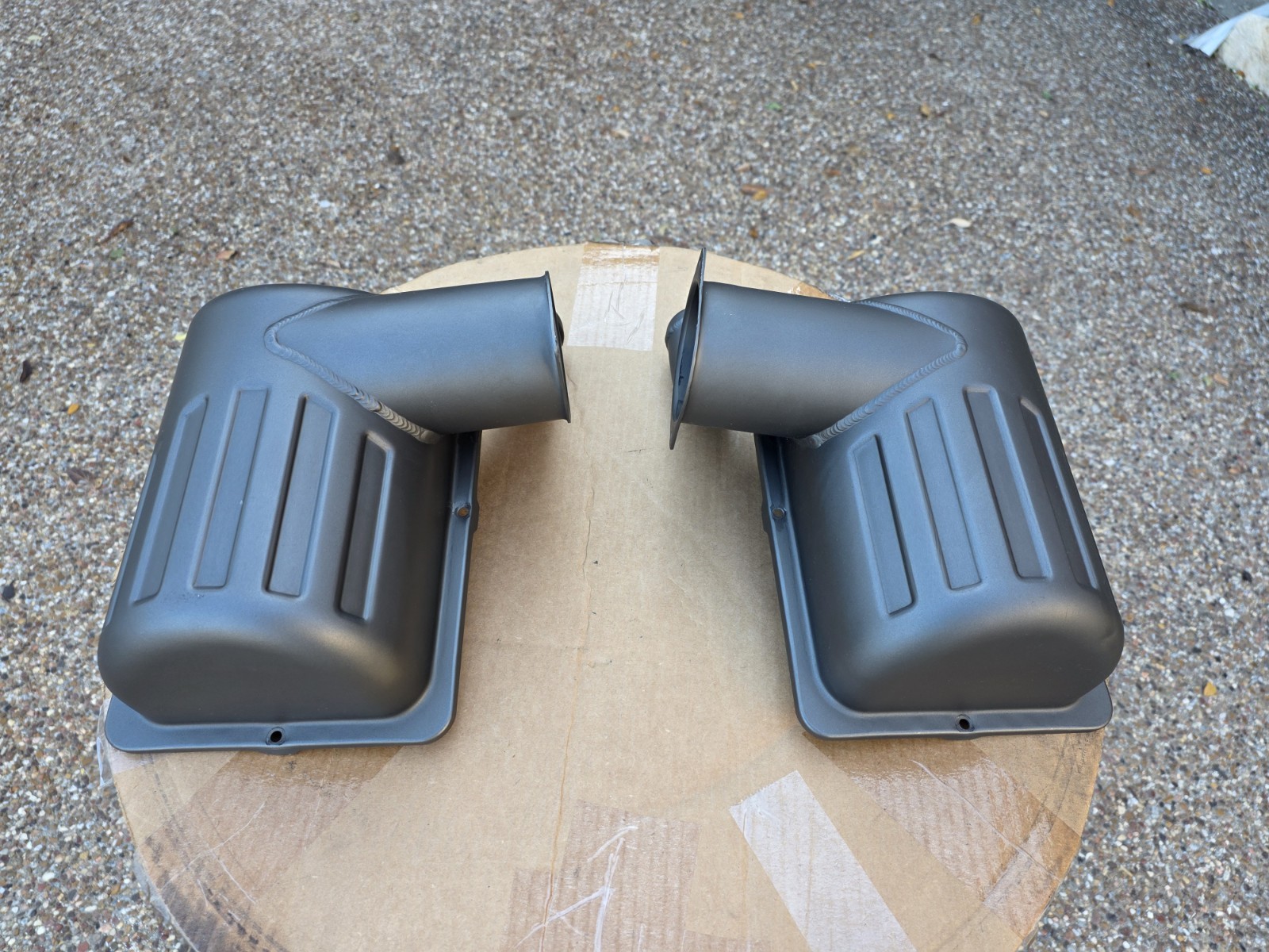 FERRARI F430 A PAIR (2) OEM GENUINE ORIGINAL EQUIPMENT AIR BOX INTAKE COVER