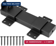 Slide Gate Latch Heavy Duty Door Latch with Padlock Hole Adjustable Latch Lock