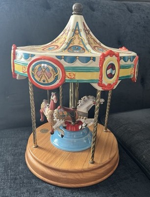 Tobin Fraley Willitts #5972 4 Horse Carousel   LOW # 126/4500  Missing 2 Horses