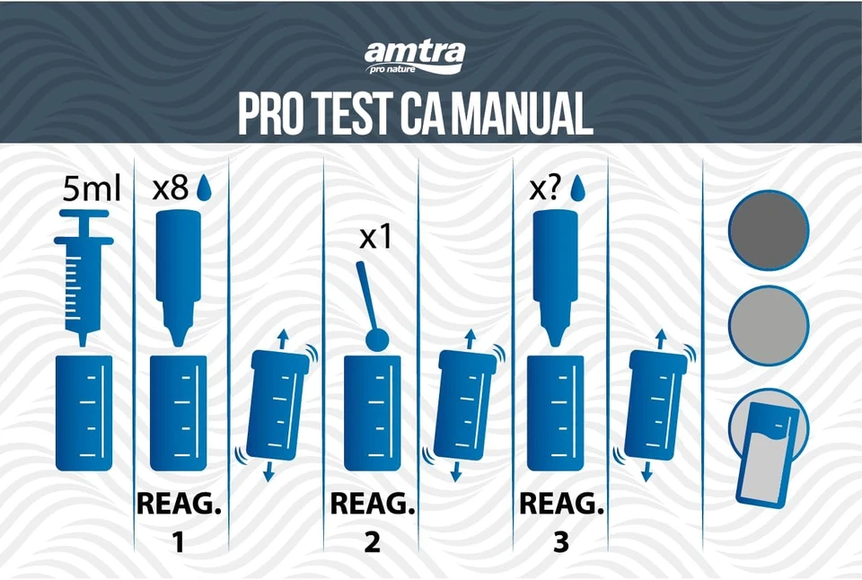 PRO Test Ca - Test Ca per Acquari Marini, Controllo Qualità Facile E Veloce Del  - Immagine 2 di 4