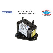 REAR PASSENGER SIDE BUMPER IMPACT BAR BRACKET; MADE OF HIGH STRENGTH