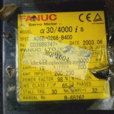 1PCS USED FANUC SERVO MOTOR A06B-0268-B400