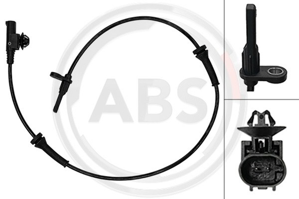 ABS Sensor Raddrehzahl A.B.S. 33095 FüR Alfa Stelvio 949 AXA2A AXF2A AXR2A AXC1A-image