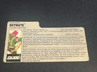 gi joe lot File Card 1991 Skymate Air Commandos Great Condition HTF