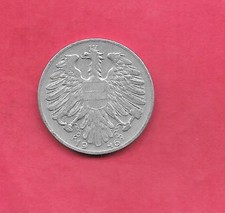AUSTRIA KM2871 1946 SCHILLING VF-VERY FINE CIRCULATED ALUMINUM OLD VINTAGE COIN