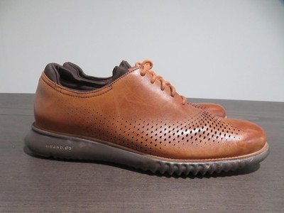 Cole Haan Shoes Mens Size 11 Brown Leather 2.ZERØGRAND Perforated Dress Oxford