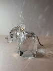 Retired Swarovski Crystal Elephant Figurine w/ Metal Tail - no box — photo 9