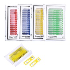48PCS Kids Plastic Prepared Slides for Microscope of Animals Insects Plants F...